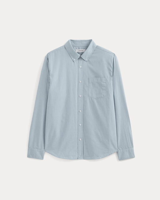 Washed Poplin Shirt | Dutch Blue