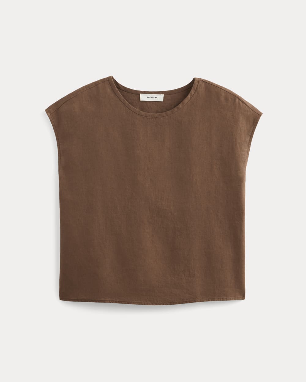 The Muscle Top in Linen | Cedarwood
