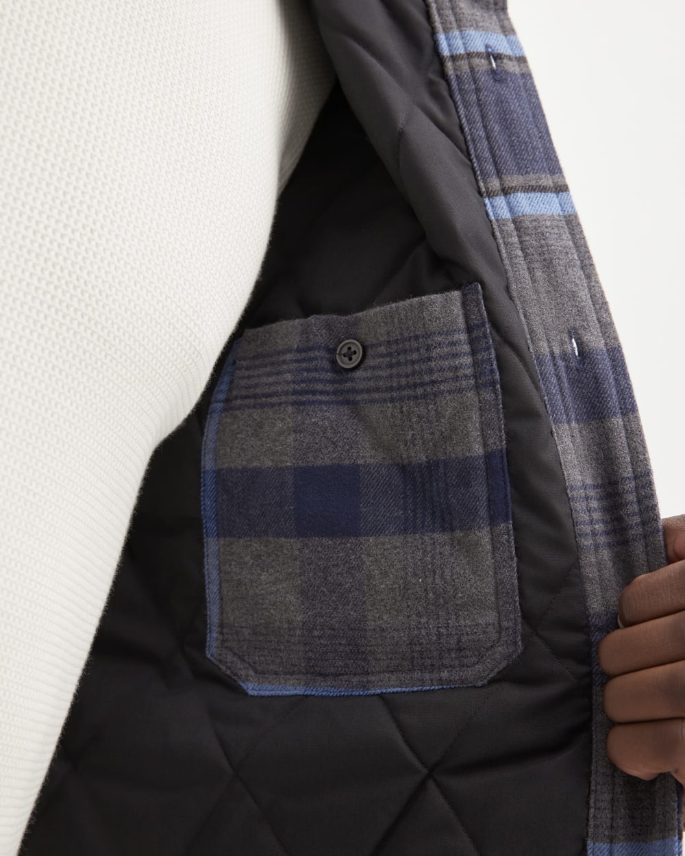 The Flannel Filled Shirt Jacket | Heritage Blue / Black / Navy / Heather Charcoal