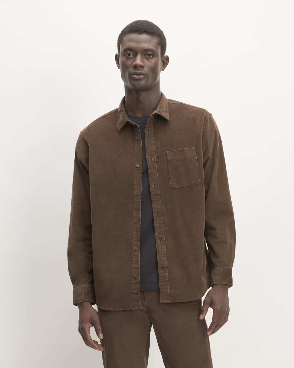The Relaxed Corduroy Shirt  | Cocoa