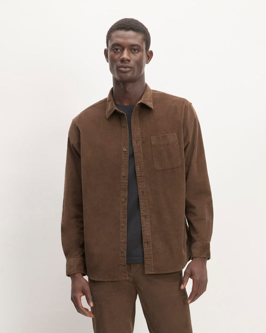 The Relaxed Corduroy Shirt  | Cocoa