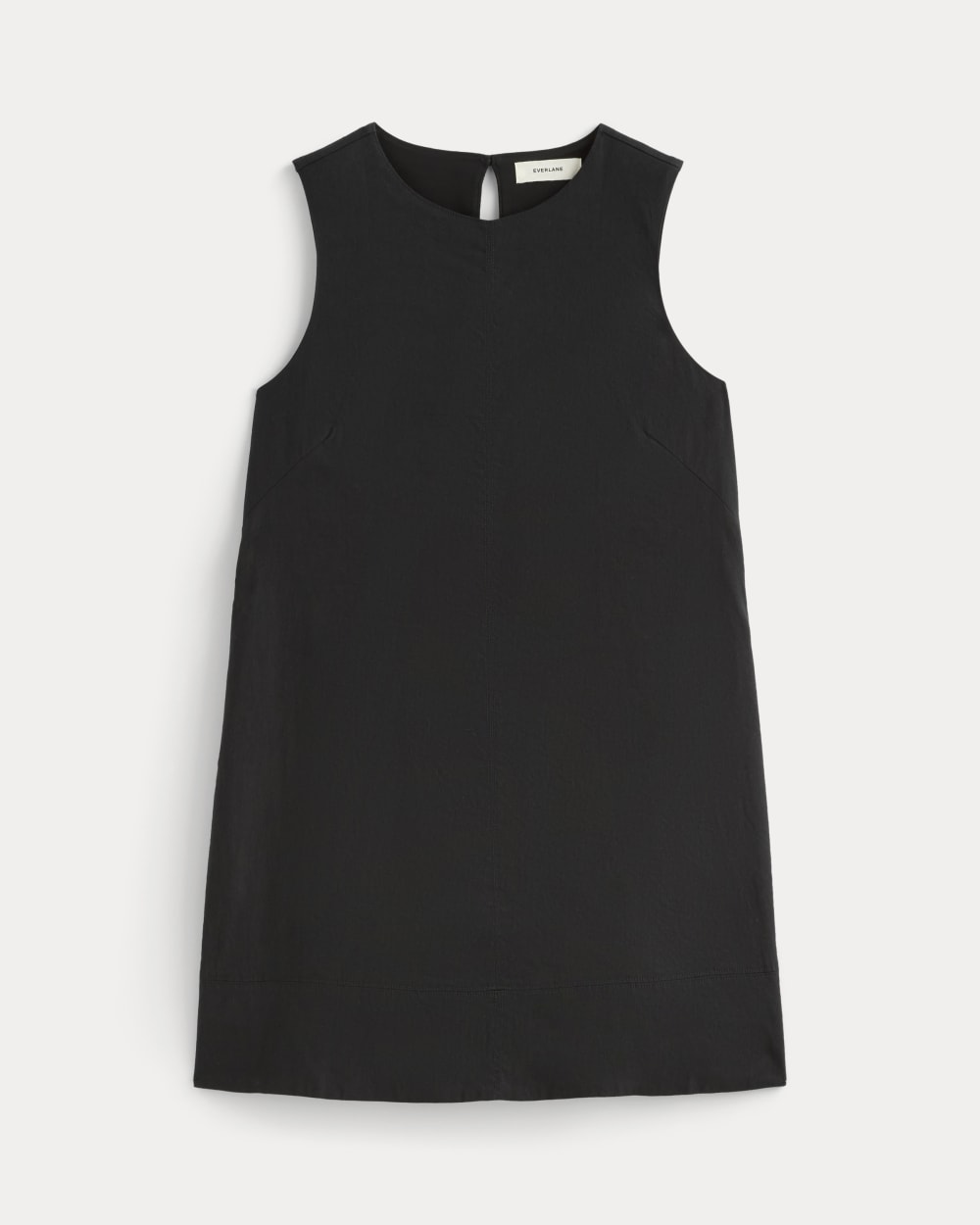 The Shift Dress in Stretch Linen | Black