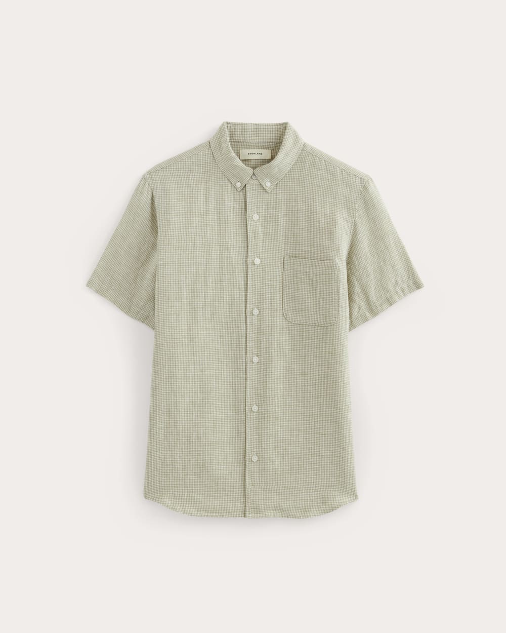 The Classic Short-Sleeve Shirt in Linen | Elm Gingham
