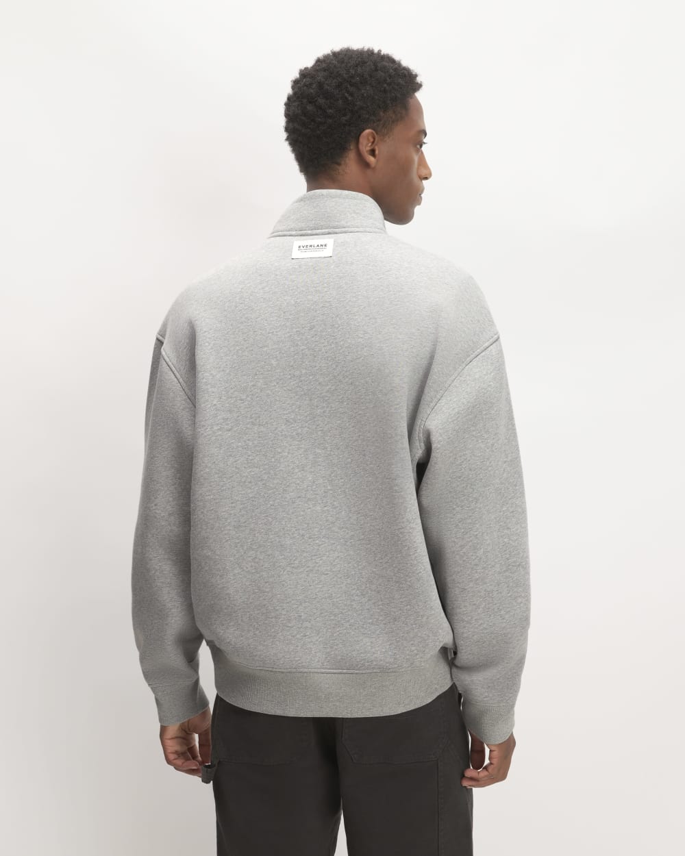 The ReTrack Fleece Half-Zip |  Heathered Grey
