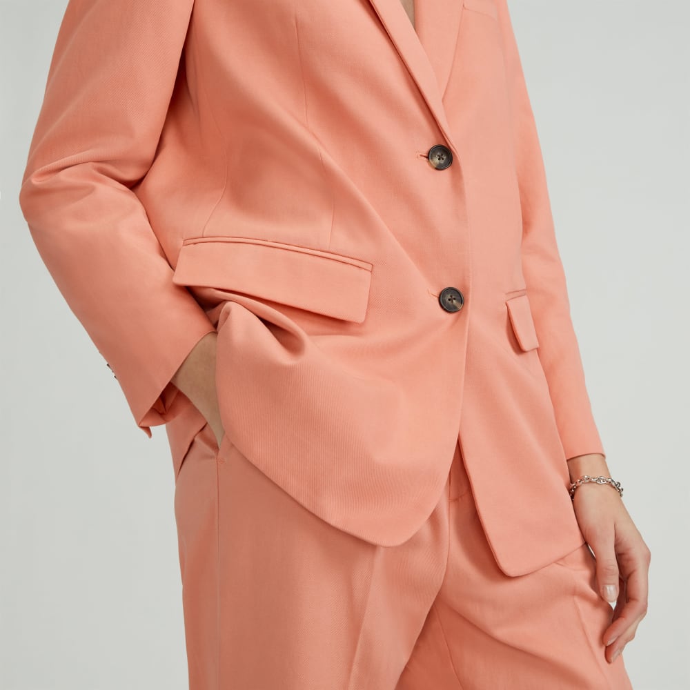 The Oversized Blazer in Buttersmooth | Tawny Pink