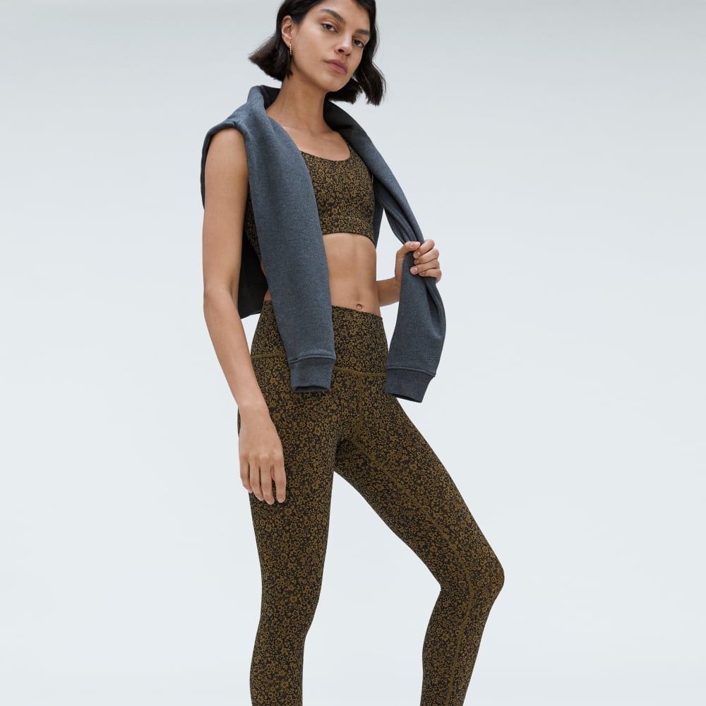 The Perform Legging® | Black / Breen Floral | Ankle