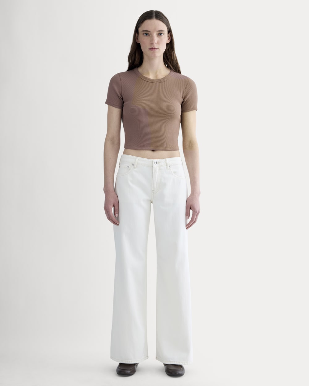 The ’90s Rib Tee | Mocha