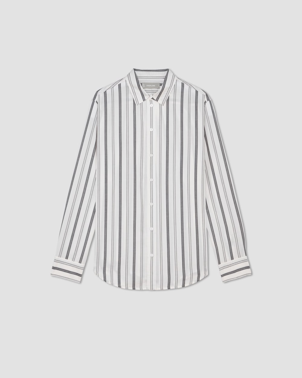 The Must-Have Shirt in Silky Cotton | Bone / Black