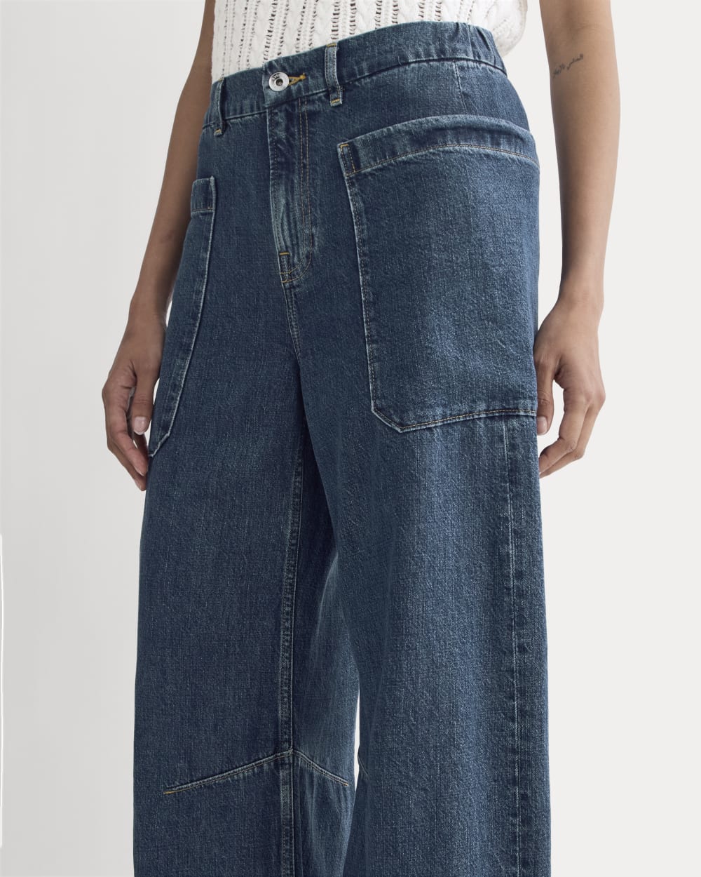 The Gardener Pull-On Jean | Mid Indigo