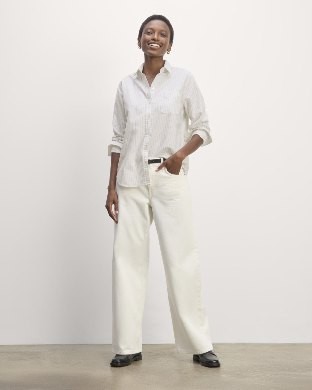 The Must-Have Oxford Shirt | White / Black