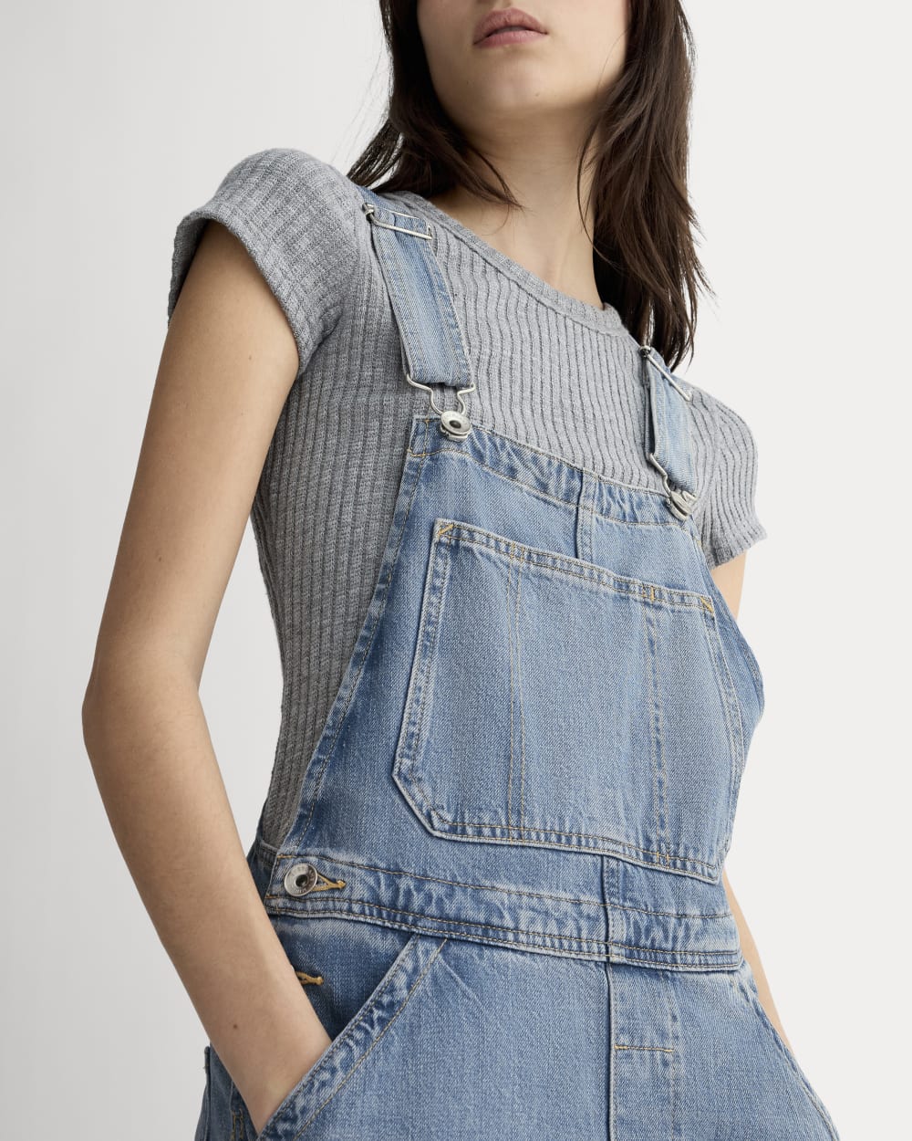 The Curve Overall | Light Indigo