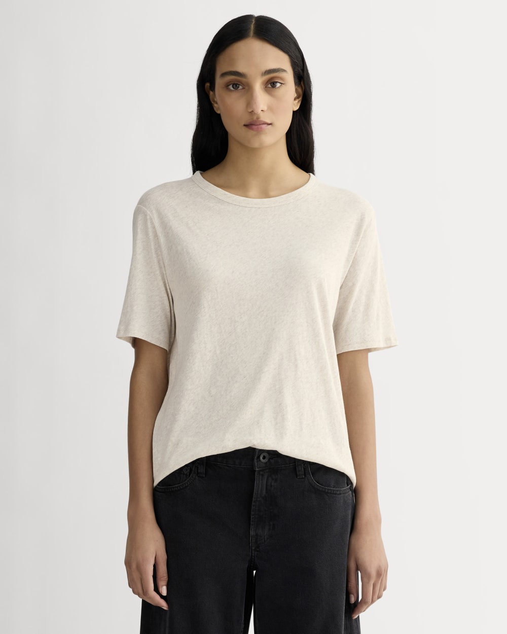 The Air Tee | Heathered Oat