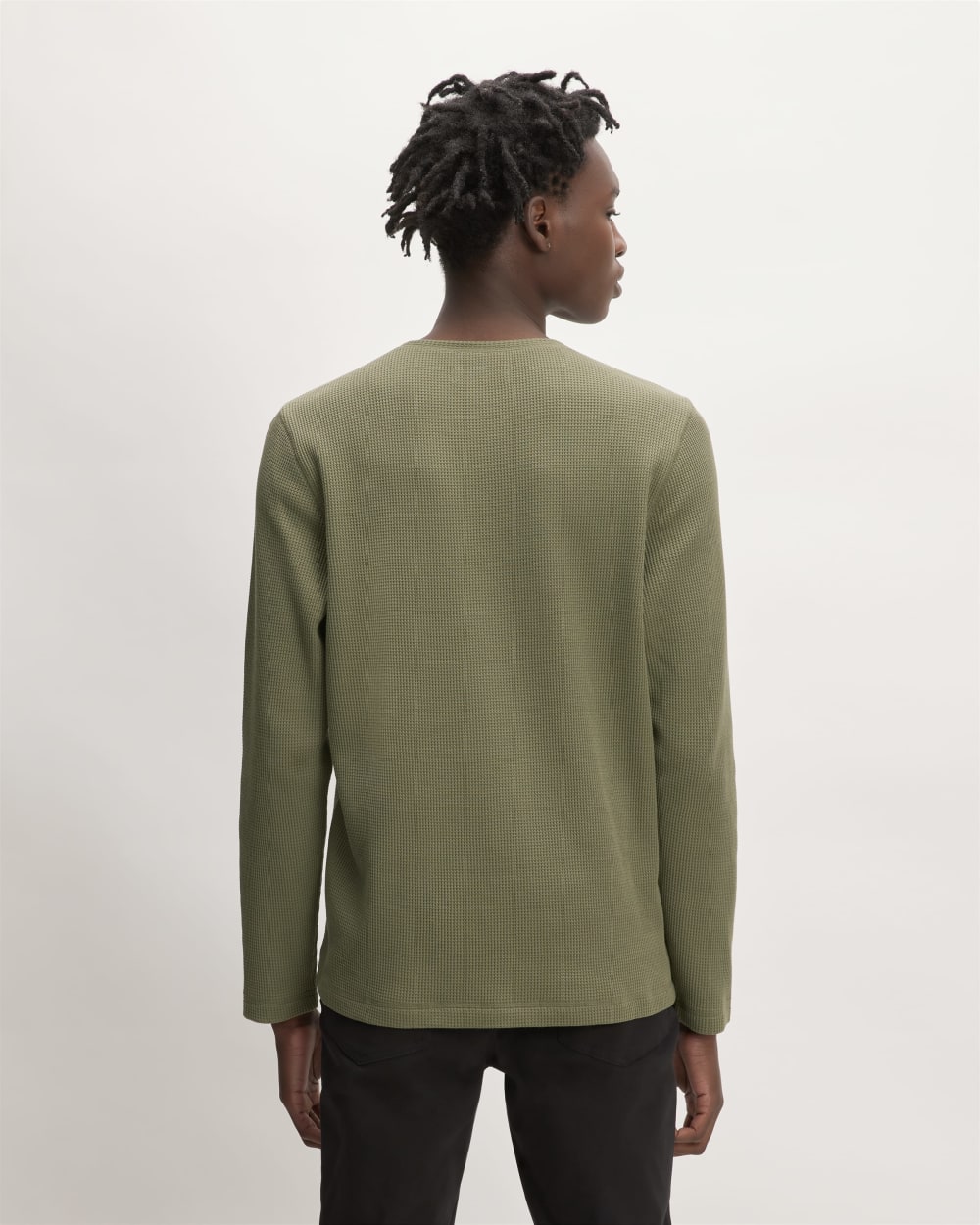 The Waffle Long-Sleeve Henley | Kalamata