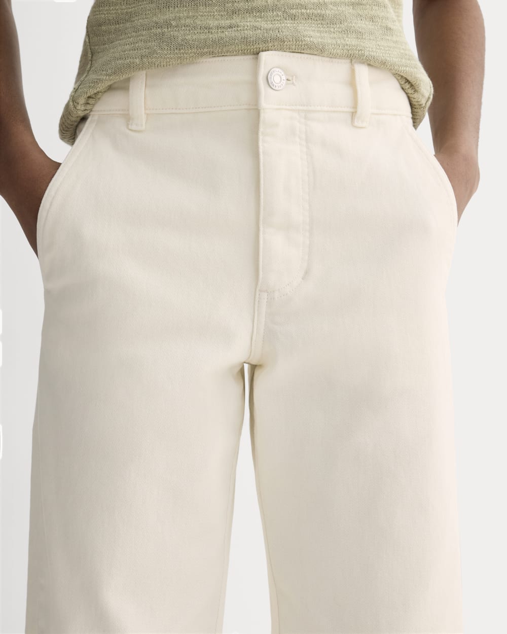 The Utility Straight-Leg Pant | Bone | 26.5 Inseam
