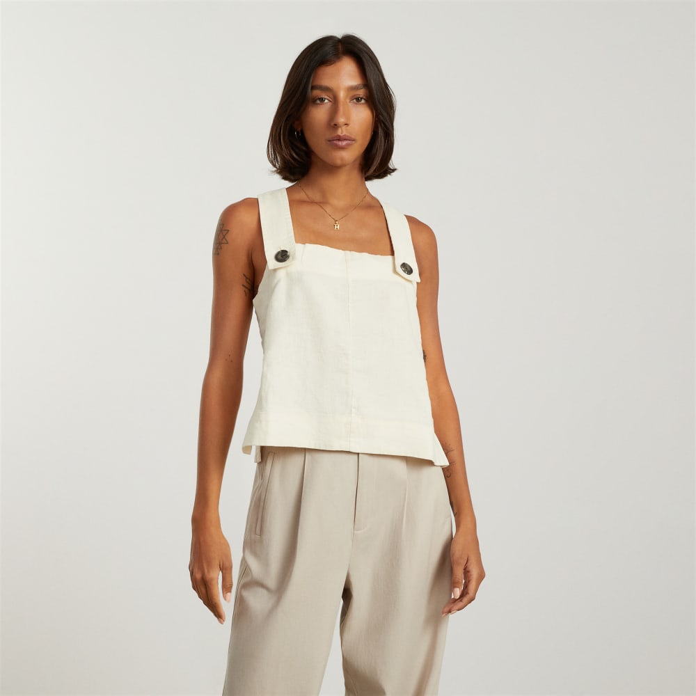 The Apron Linen Tank | Canvas