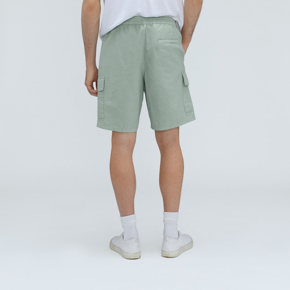 The Cotton Linen Short | White Sage