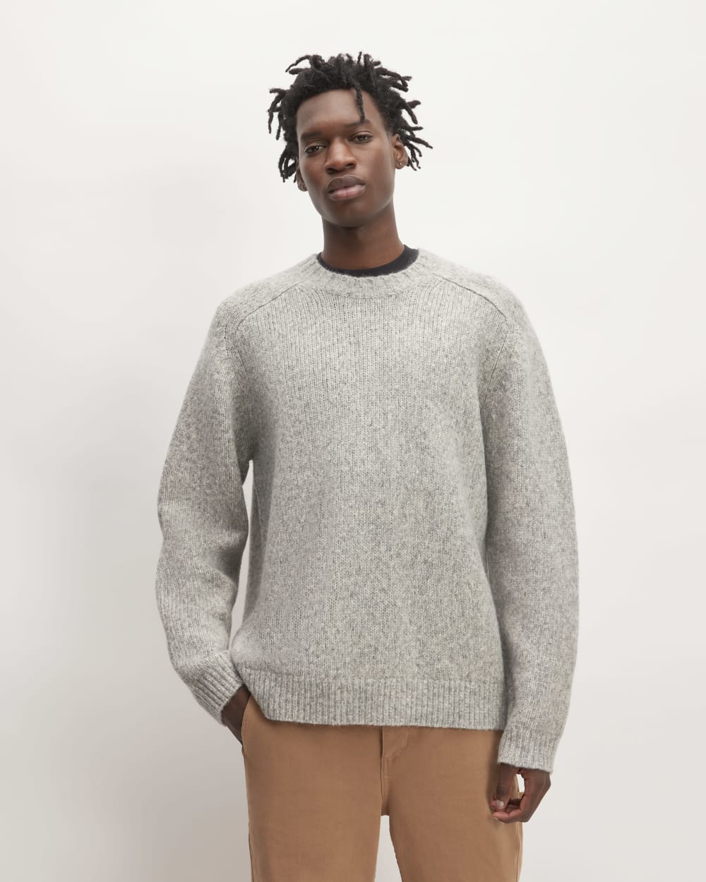 The Cloud Crewneck Sweater |  Heathered Grey