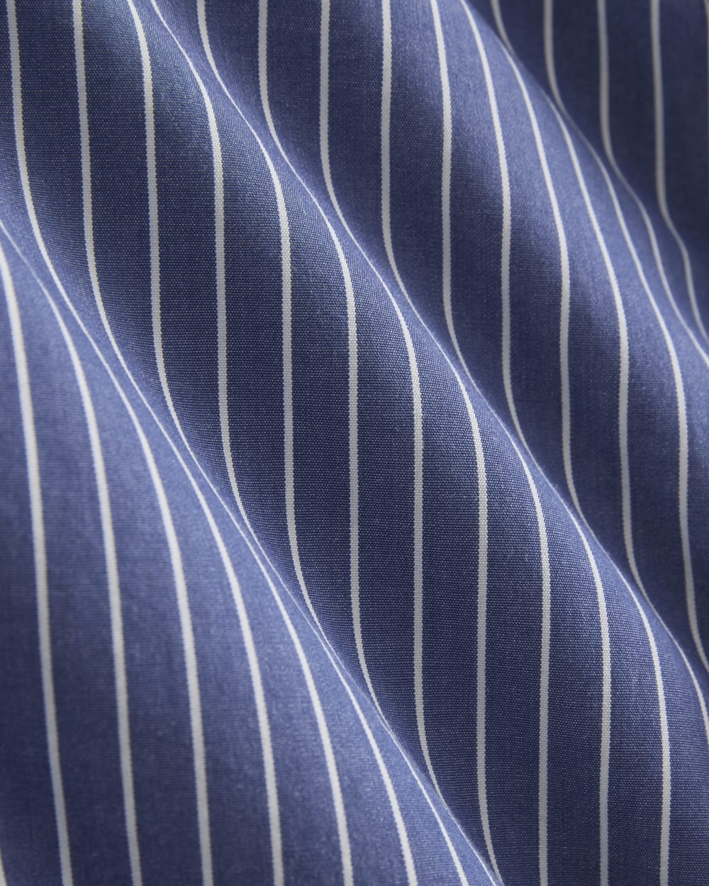 Washed Poplin Shirt | Mazarine Blue / Optic White