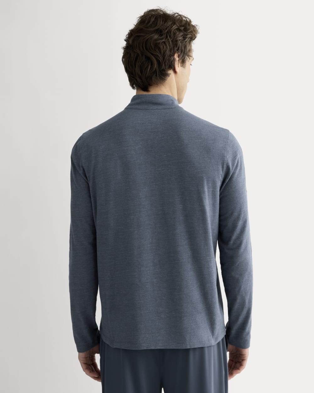 The Rec Quarter-Zip | Heathered Navy