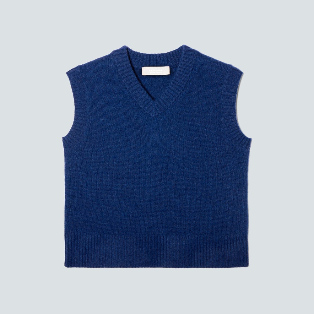 The Cashmere Vest | Bright Navy