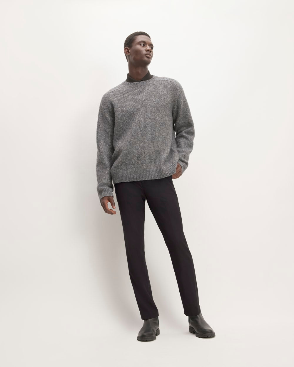 The Italian Wool Pant |  Black