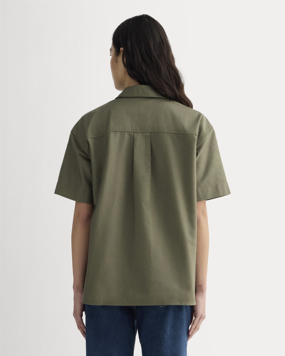 The Short-Sleeve Boxy Oxford | Kalamata