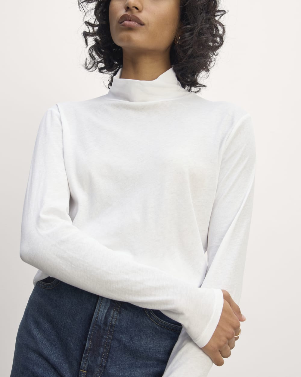 The Air Turtleneck | White