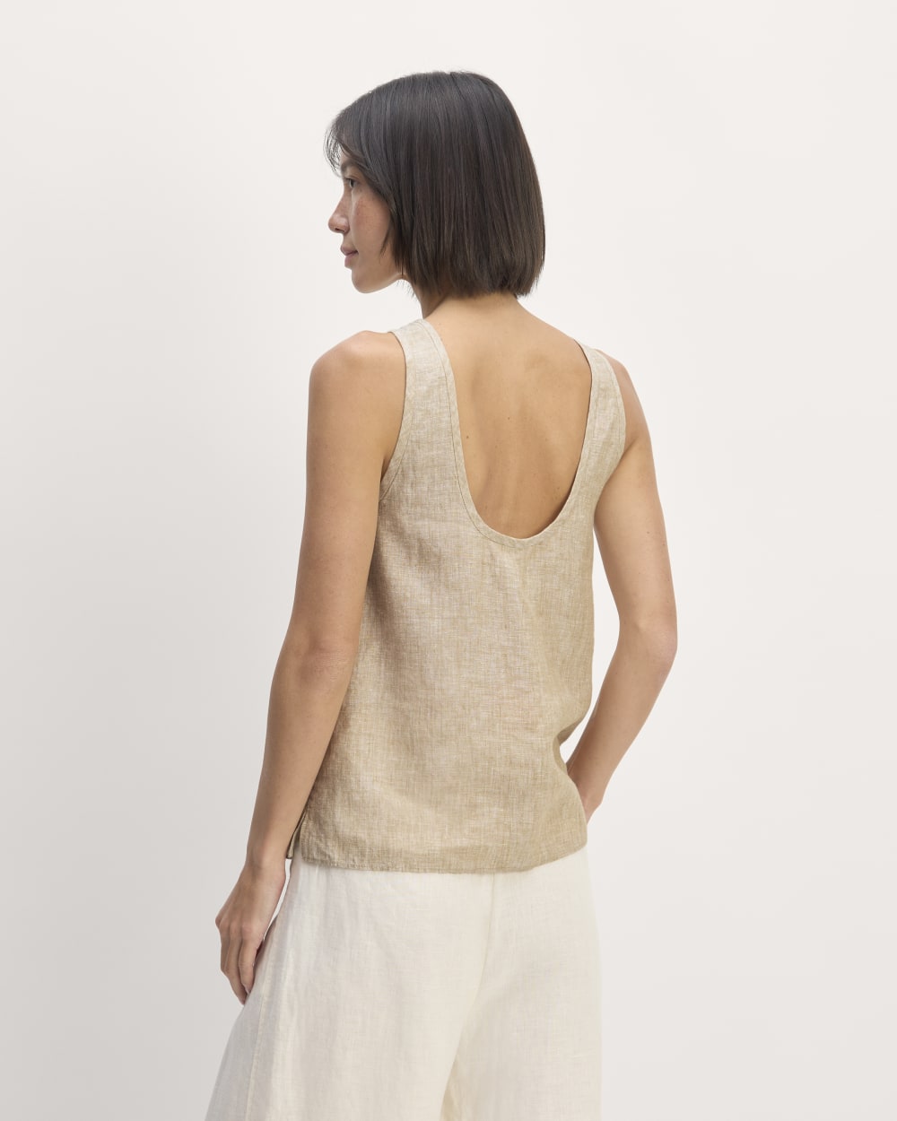 The Scoop Tank in Linen | Cornstalk Chambray