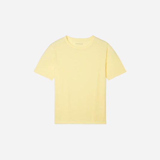 The Air Scoop-Neck Tee | Pastel Yellow