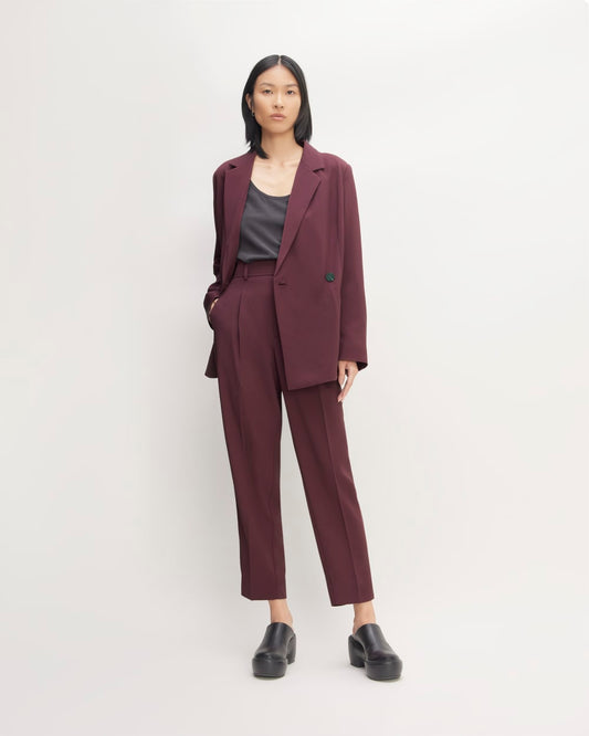The Japanese GoWeave Way-High® Tapered Pant | Burgundy