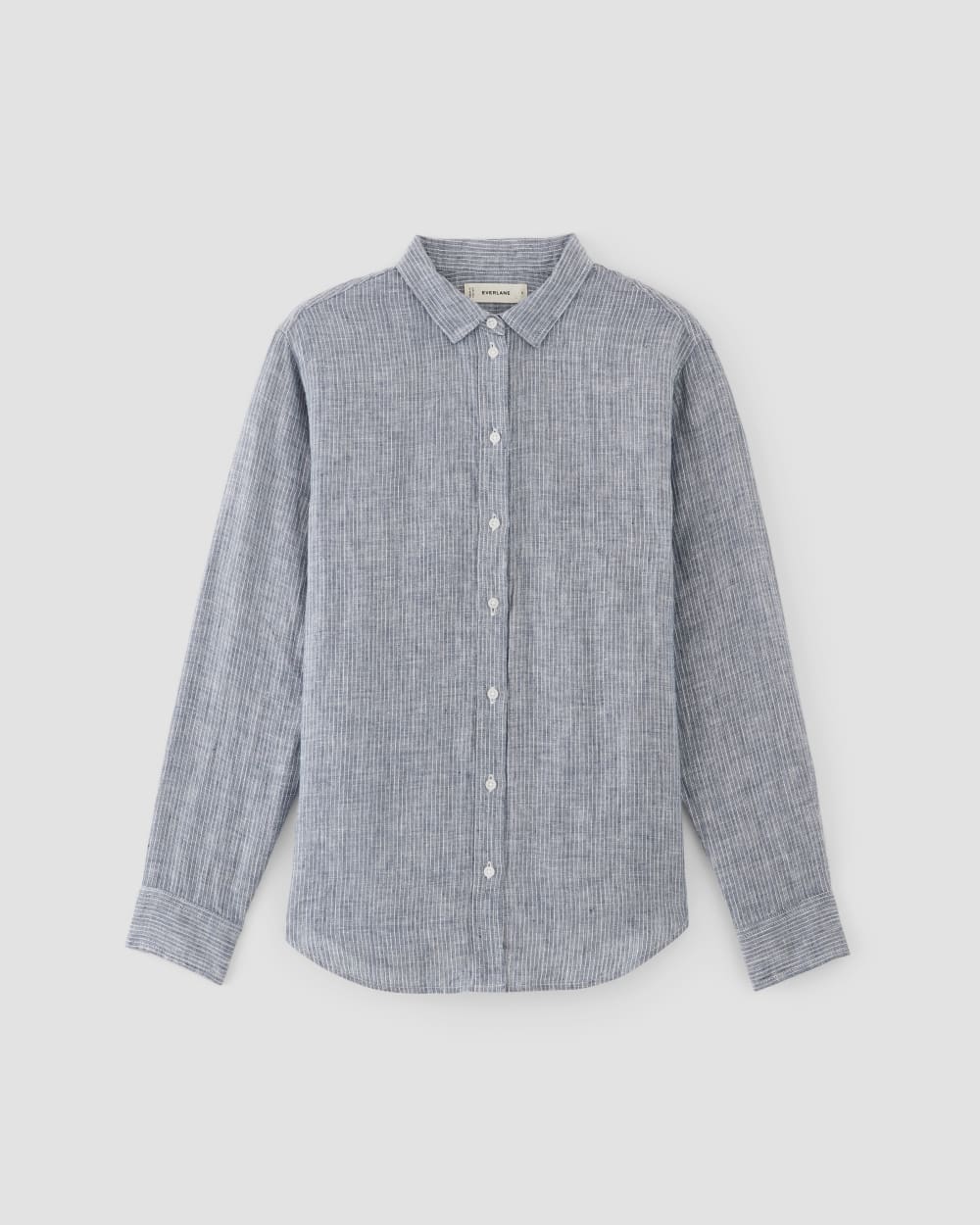 The Must-Have Shirt in Linen | White / Blue