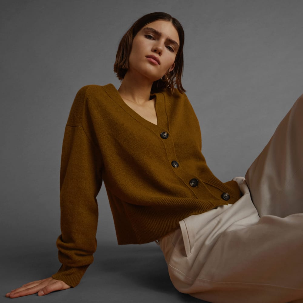 The Cashmere Cardigan | Tapenade