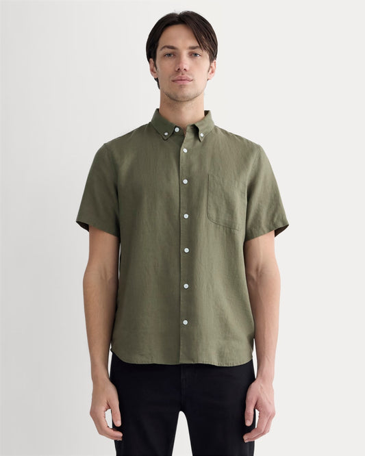 The Classic Short-Sleeve Shirt in Linen | Kalamata