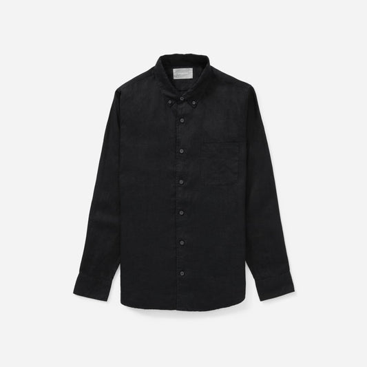 The Classic Shirt in Linen | Black