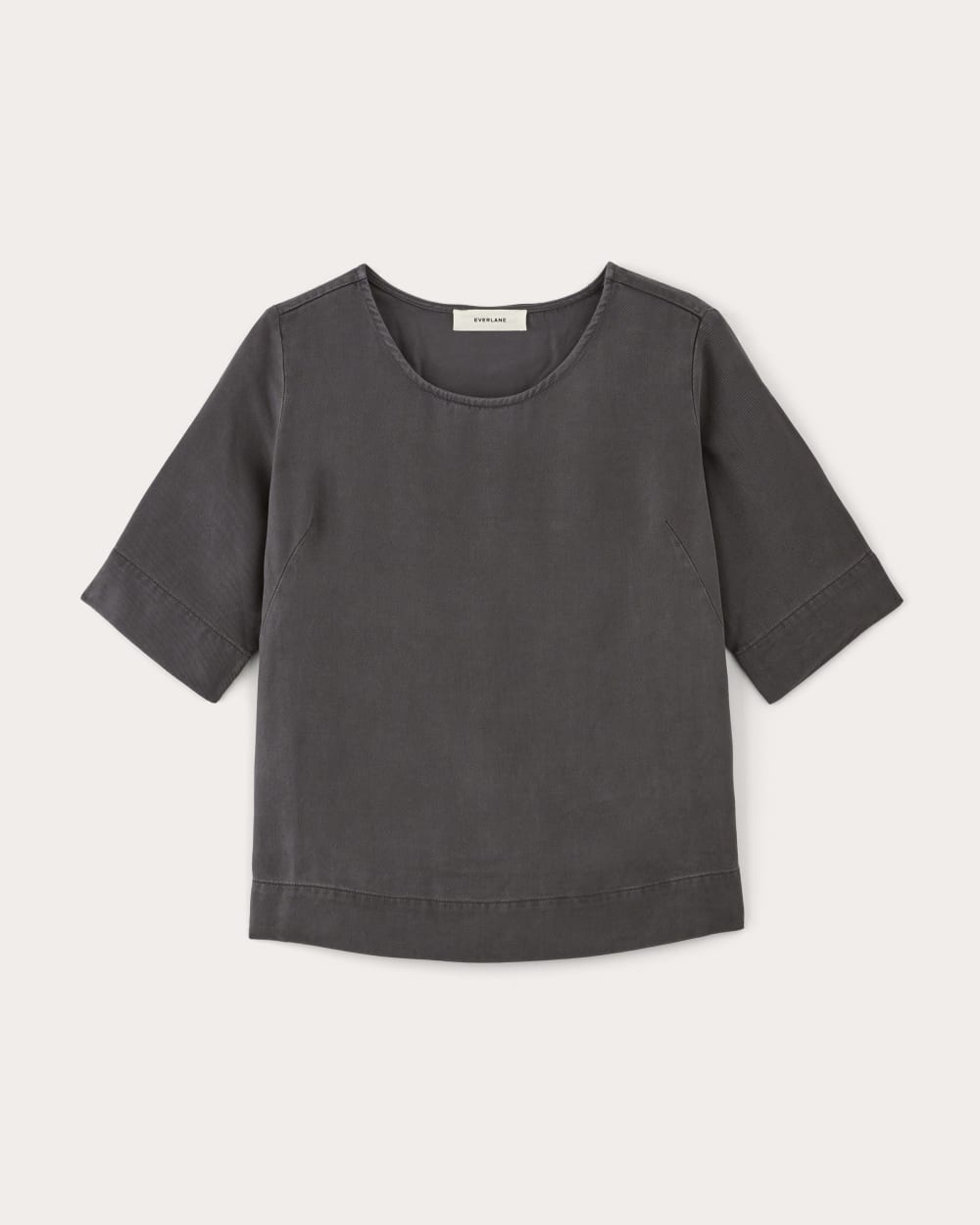 The Relaxed Tee in Buttersoft | Graphite