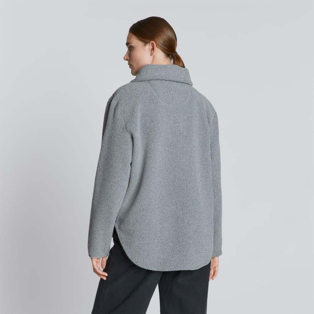 The ReNew Fleece Half-Zip | Heathered Coal