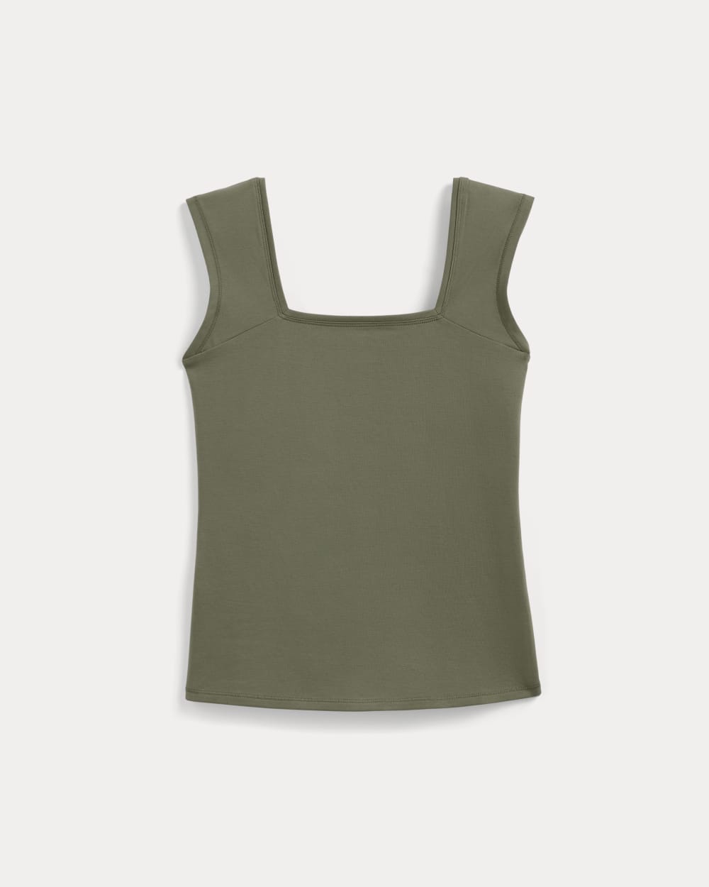The Form Square-Neck Tank | Lichen Green