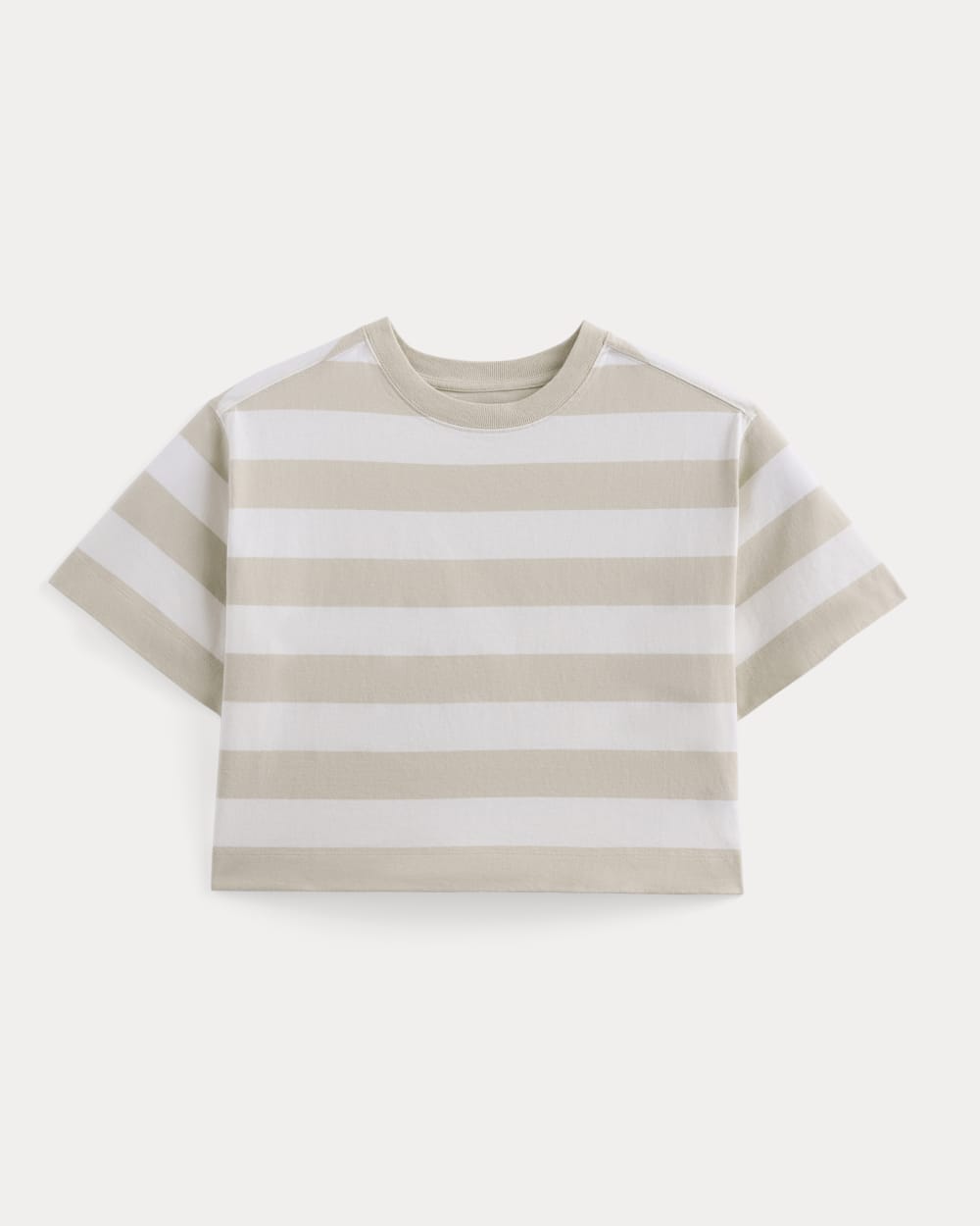 The Premium Weight Cropped Tee | Peyote / Bone