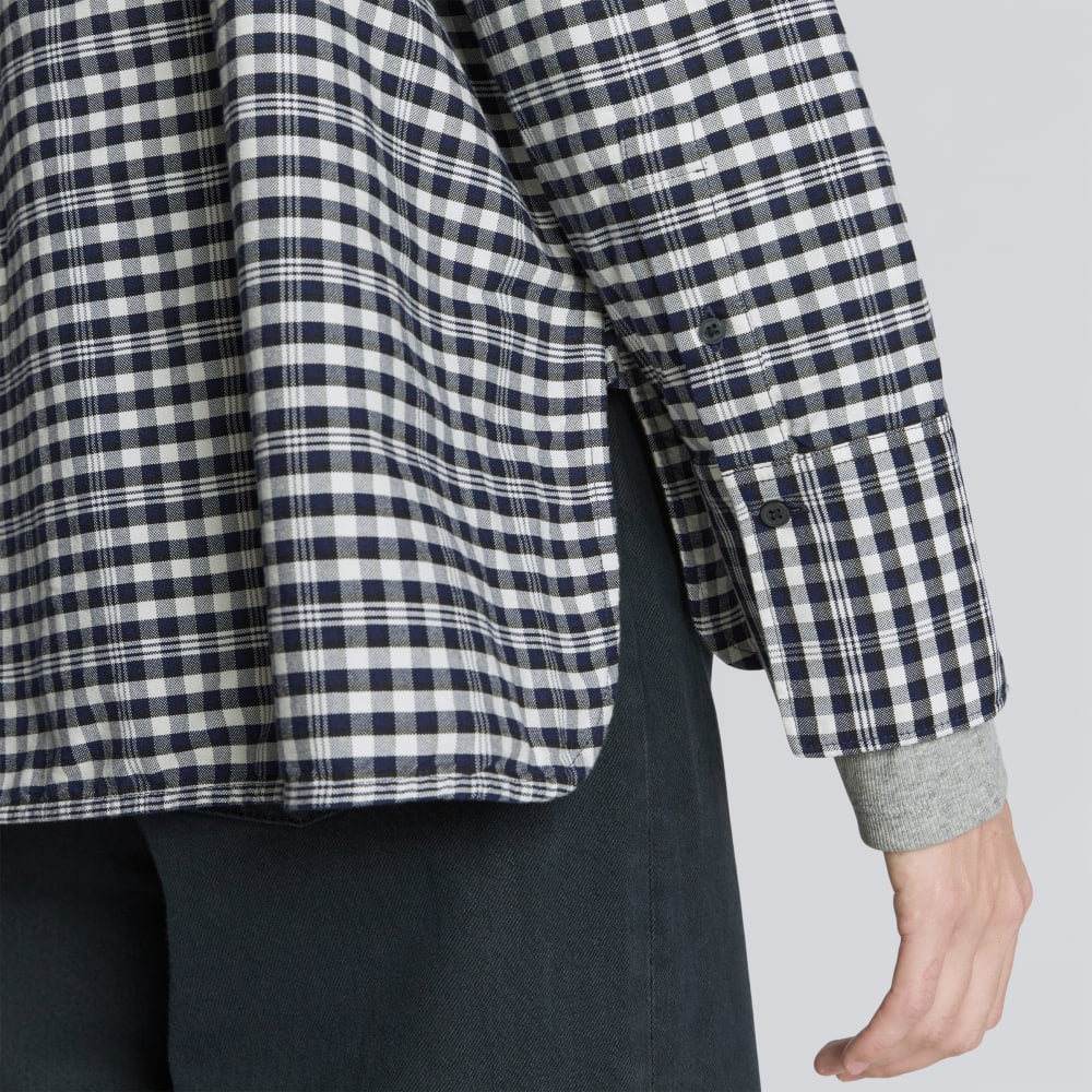 The Boxy Oxford | Ocean Cavern Plaid