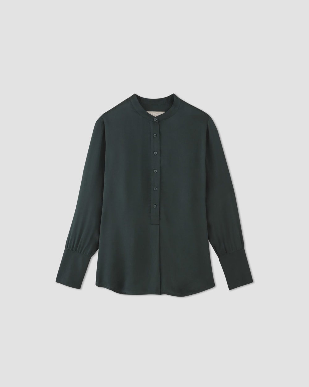 The Hammered Satin Popover Shirt | Scarab