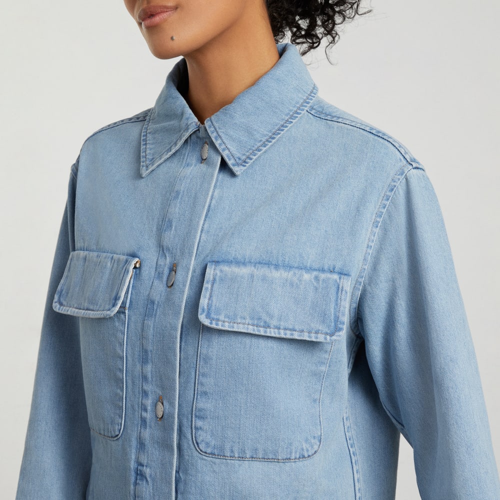 The Denim Shirt Jacket | Myrtle Sky