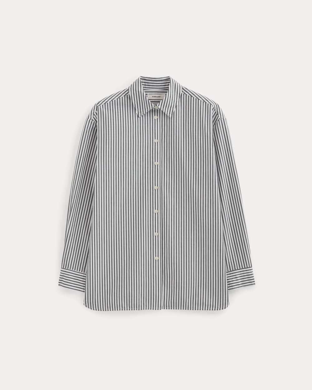 The Boyfriend Shirt in Ultrasoft Cotton | Optic White / Black