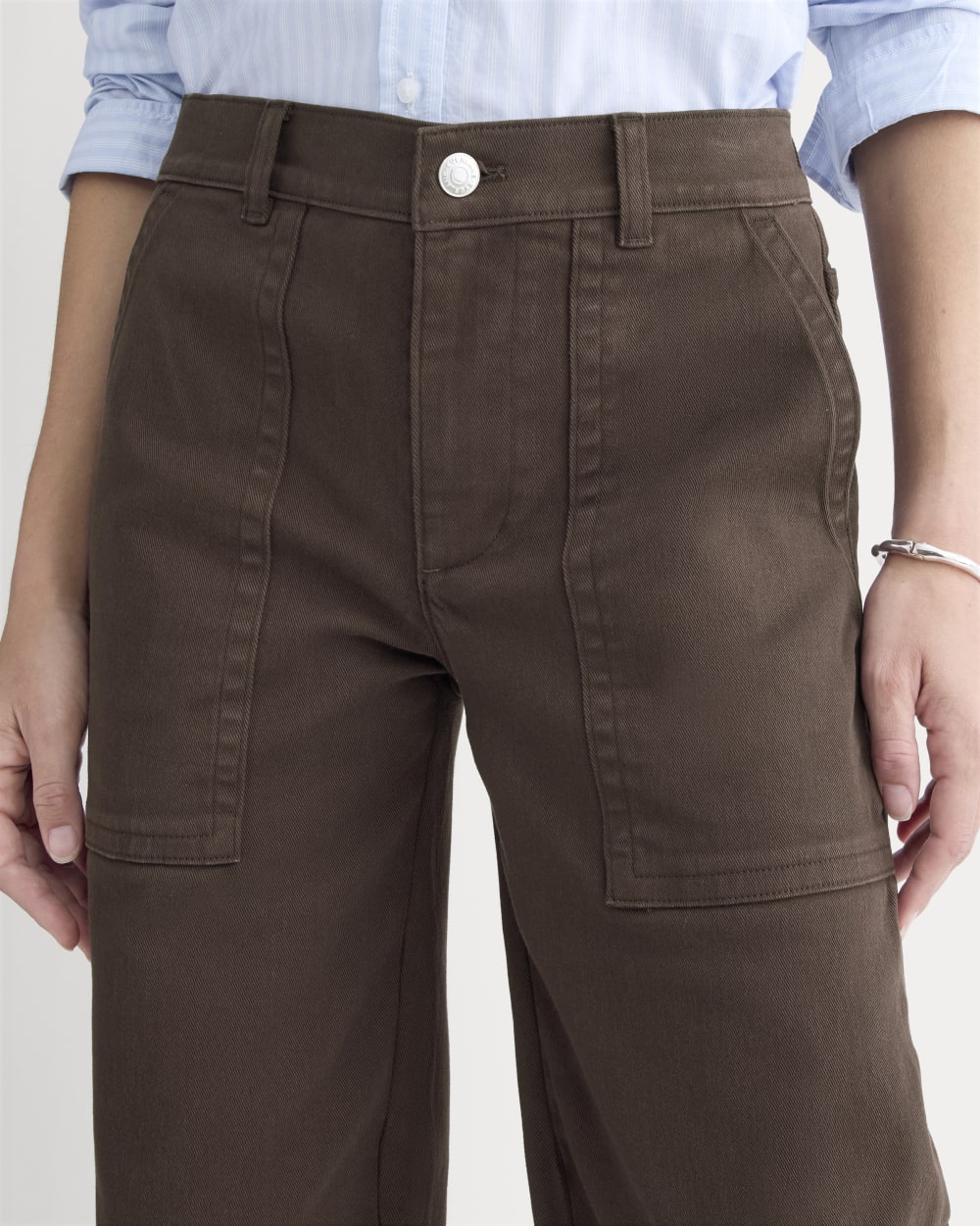 Utility Column Pant | Dark Chocolate