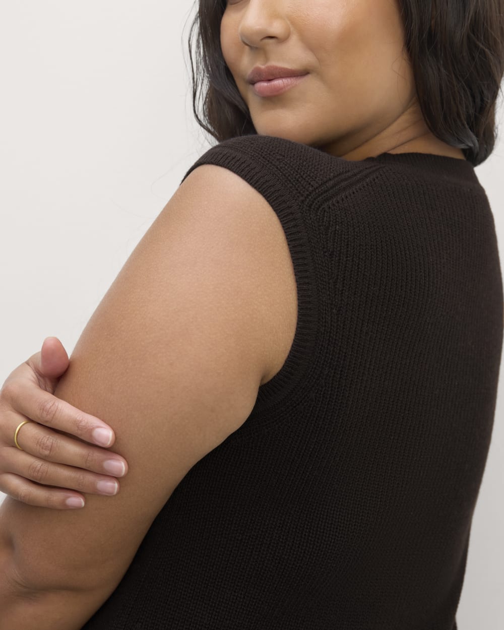 The Midi Dress in Everyday Cotton | Black