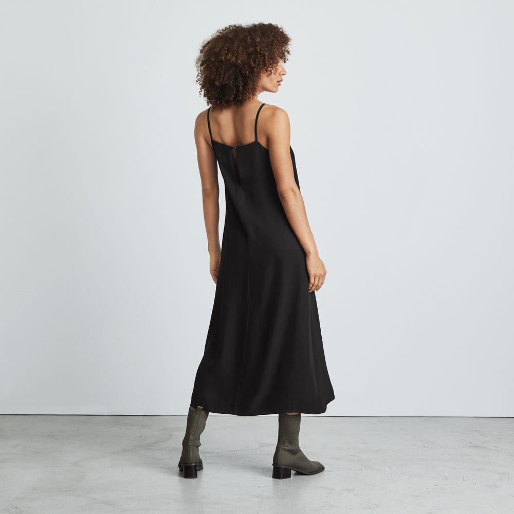 The Japanese GoWeave®  Slip Dress | Black