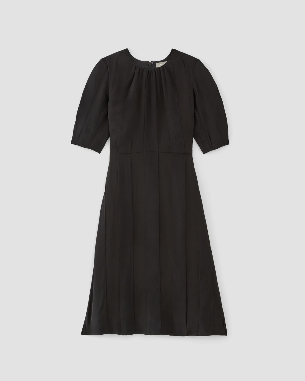 The City Stripe Ruched Dress | Black