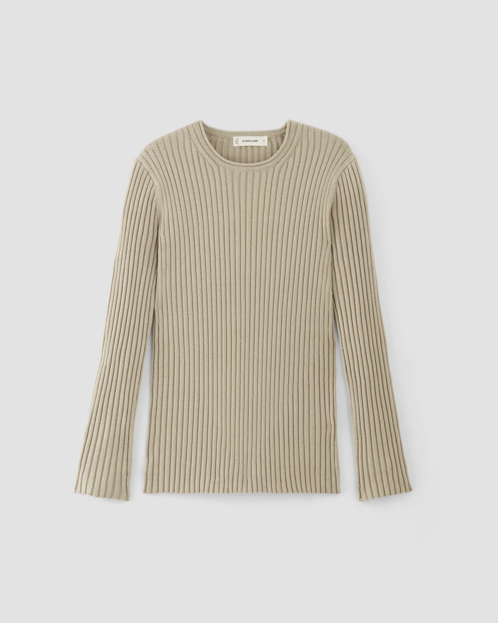 The Cotton Rib Crew | Trench Coat Khaki