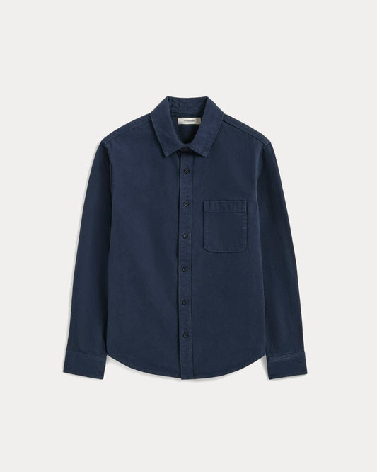 The Canvas Organic Cotton Overshirt | Navy