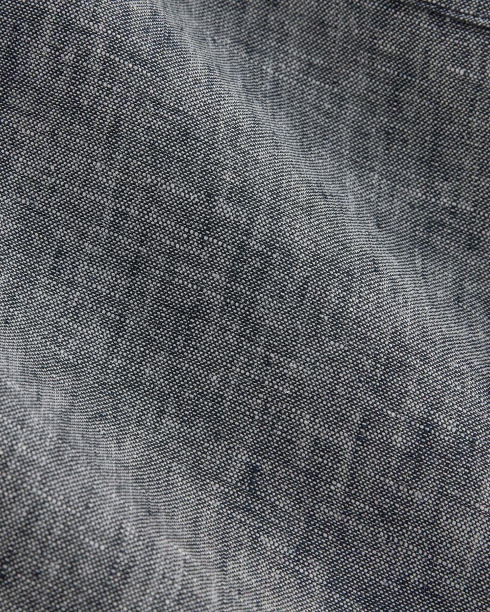 The Linen Utility Shirt | Navy Chambray