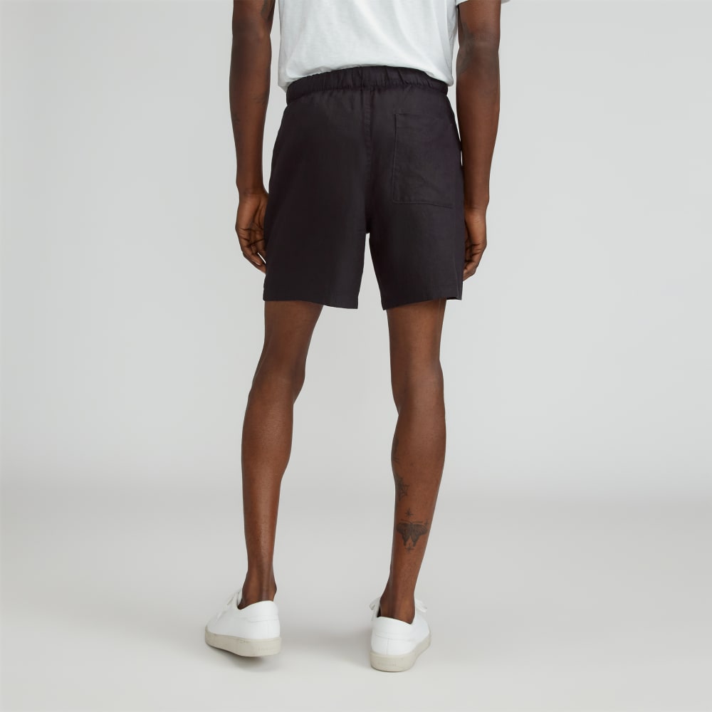 The Linen Easy Short | Black